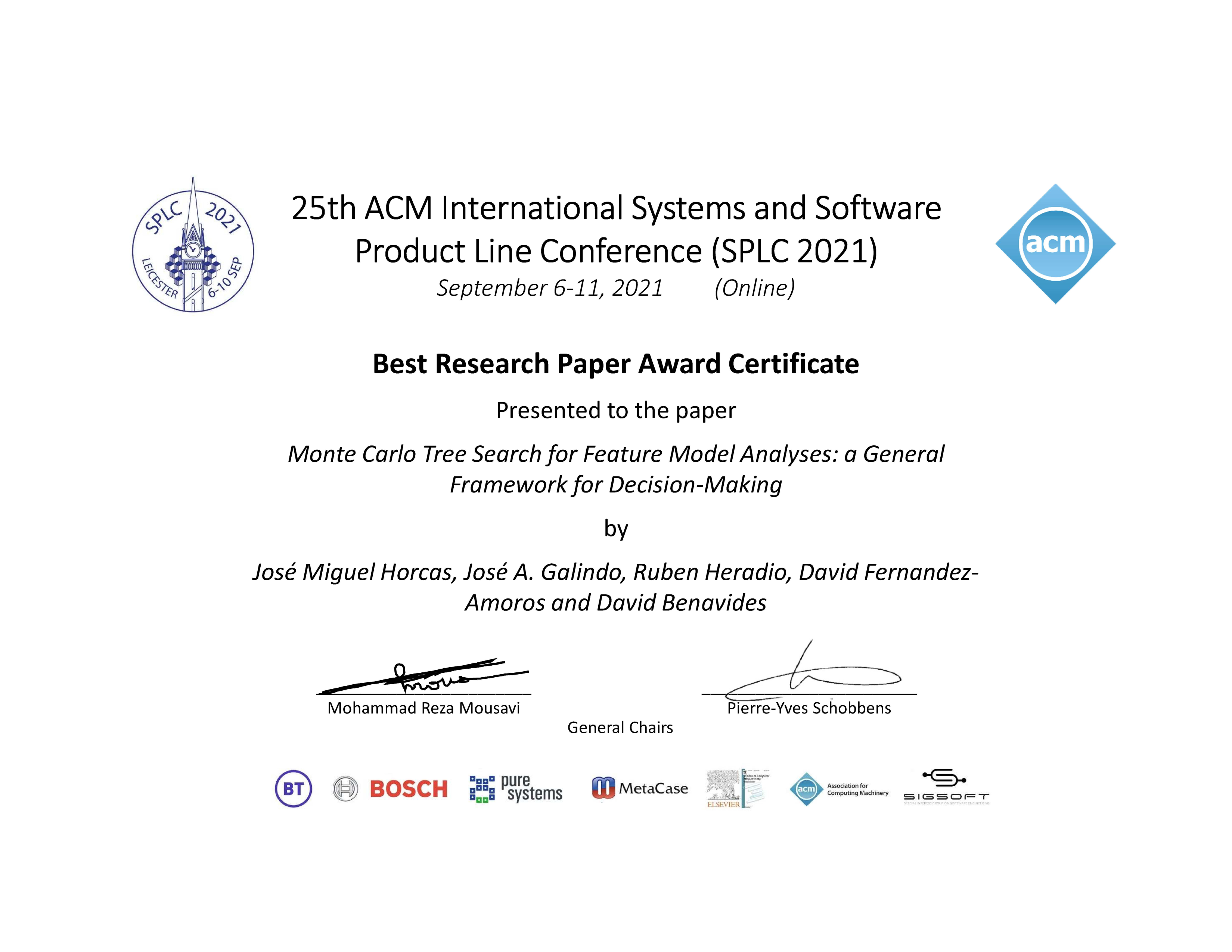 Best Research Paper Award