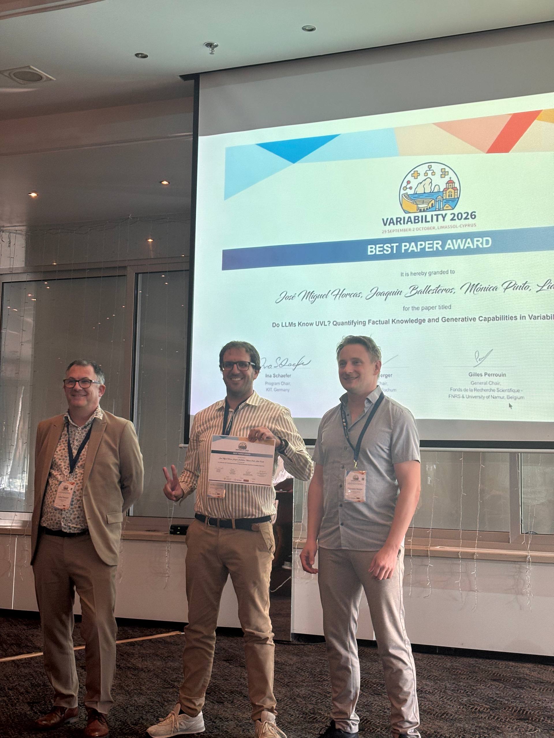 Best Paper Award