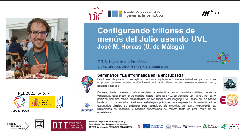 Seminar «Configurando trillones de menús del Julio usando UVL»